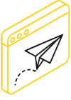 paper airplane icon