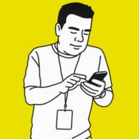 illustration of Ben Rosales