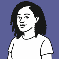 illustration of young woman