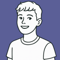 illustration of young man