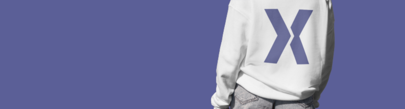 woman wearing a staXscale hoodie