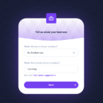 AI website generator screenshot